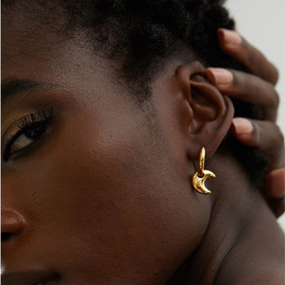 Boucle d Oreille Acier Inoxydable Stacy