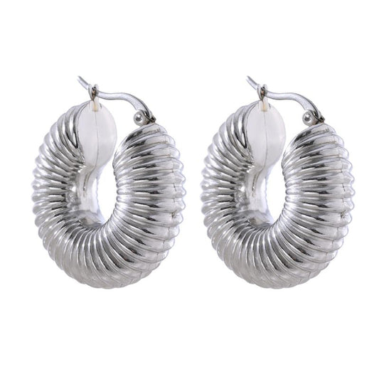 Boucle d oreille acier inoxydable