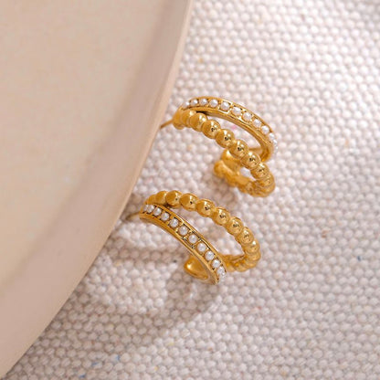 Boucle d Oreille Acier Inoxydable Hawai