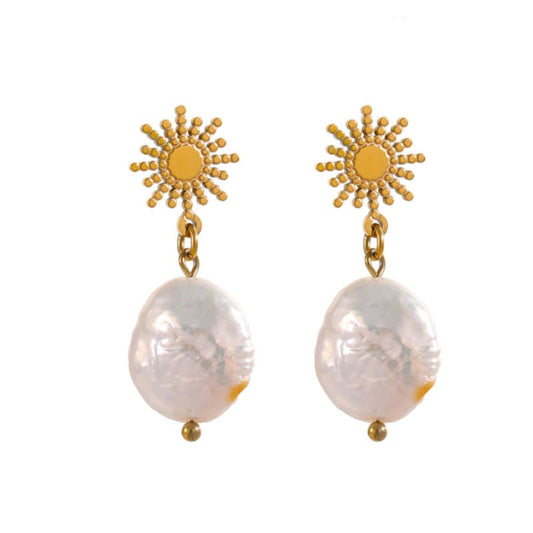 Boucle d Oreille Acier Inoxydable Infinity