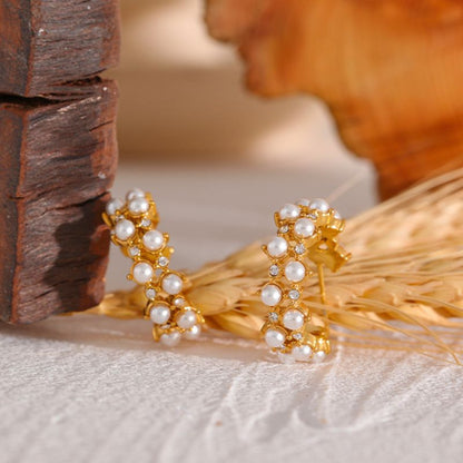 Boucle d Oreille Acier Inoxydable Douce