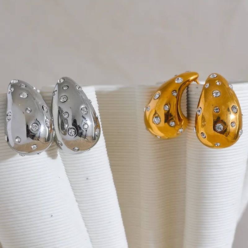 Boucles d Oreille Acier Inoxydable