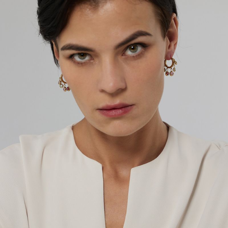 Boucle d Oreille Acier Inoxydable Mia
