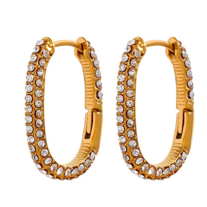 Boucle d Oreille Acier Inoxydable Dolce