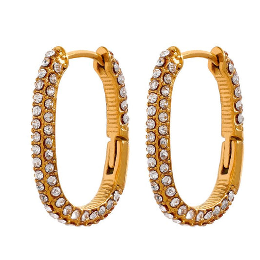 Boucle d Oreille Acier Inoxydable Dolce