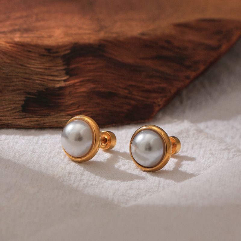 Boucle d Oreille Acier Inoxydable Judith