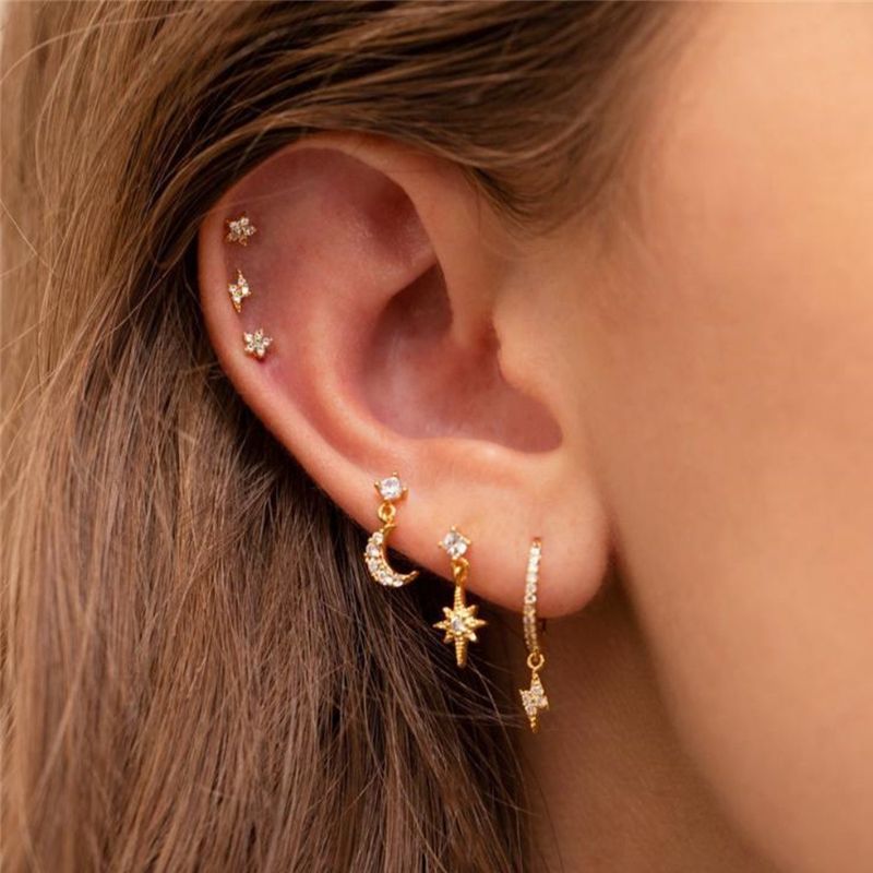 Boucle d Oreille Acier Inoxydable Ophélie