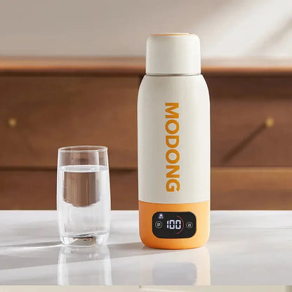 Bouilloire De Voyage Blanc Orange 600 ml (Tendance)