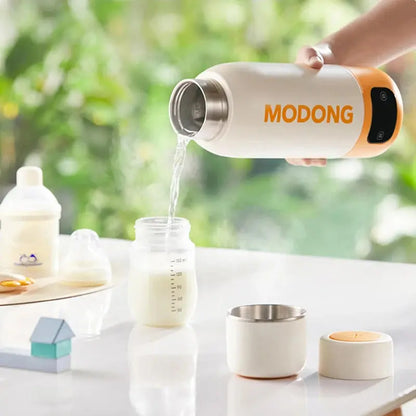 Bouilloire De Voyage Blanc Orange 600 ml (Tendance)
