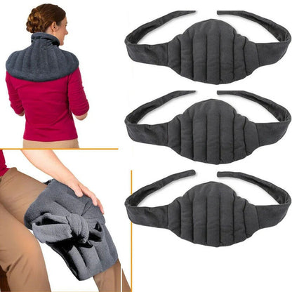 Bouillotte coussin graine de lin polyvalente