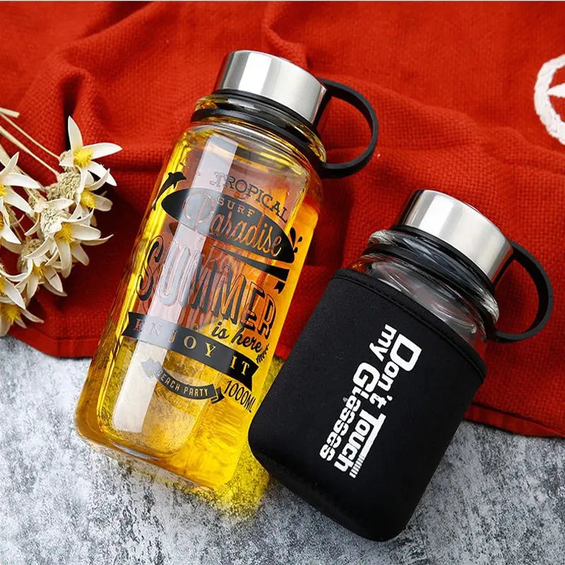 Bouteille Borosilicate Portable 1000ml
