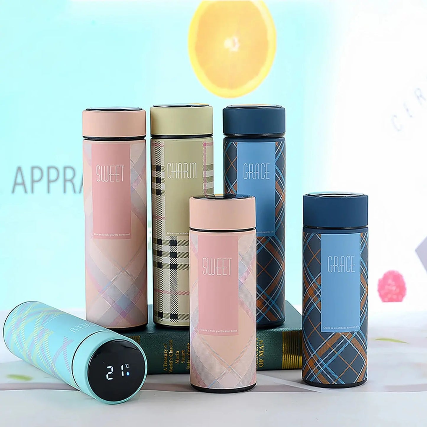 Bouteille Isotherme Intelligente Rose
