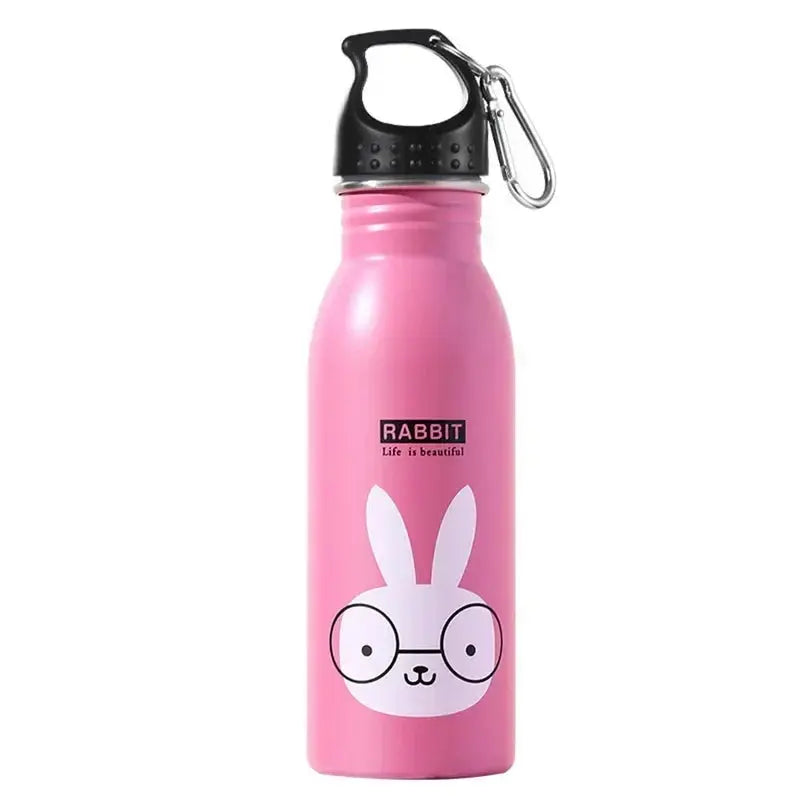 Bouteille Isotherme Inox à Motif Kawaii