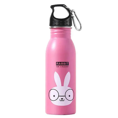 Bouteille Isotherme Inox à Motif Kawaii
