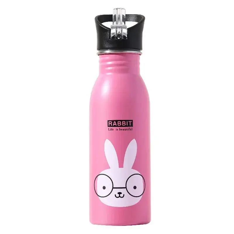 Bouteille Isotherme Inox à Motif Kawaii
