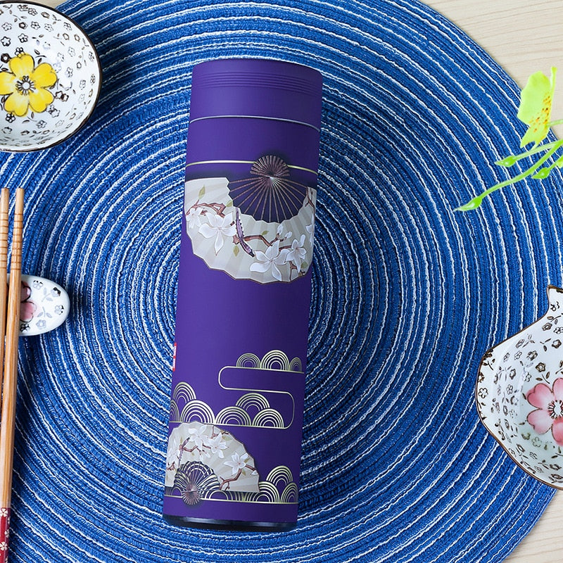 Bouteille avec Infuseur à Thé Violet