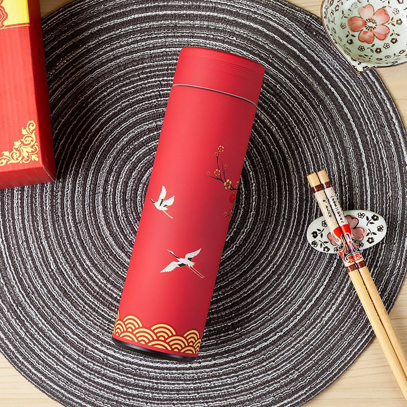Bouteille avec Infuseur à Thé Rouge