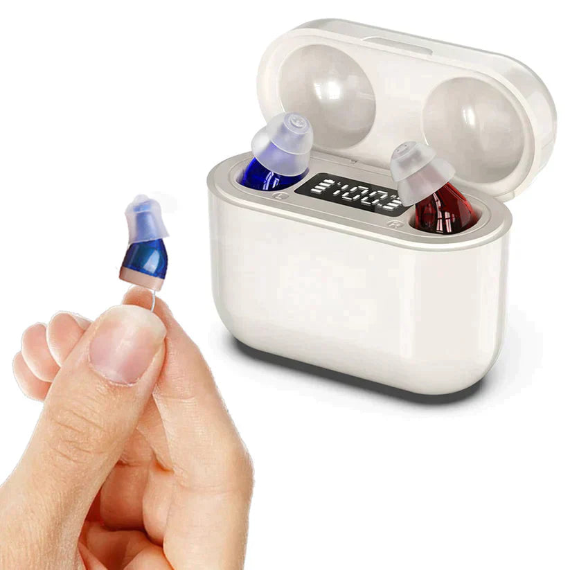 Aides Auditives Rechargeables HearPro – Discrètes, Faciles à Utiliser, Idéales pour Perte Auditive Légère à Modérée