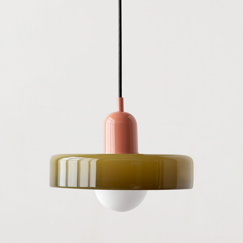 Suspension Bauhaus en Verre - Un Mélange Parfait de Créativité et de Design Moderne