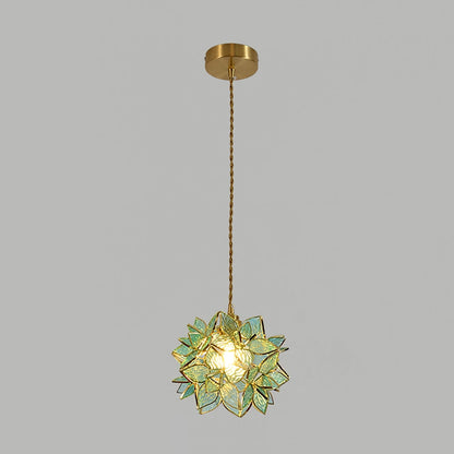 Suspension Capiz en Coquillage - Élégante Lampe en Métal et Verre pour Salon et Salle à Manger