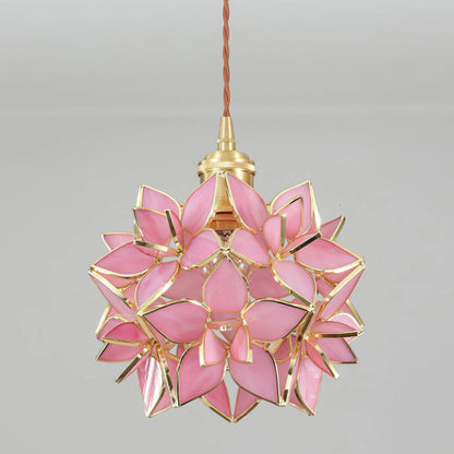 Suspension Capiz en Coquillage - Élégante Lampe en Métal et Verre pour Salon et Salle à Manger