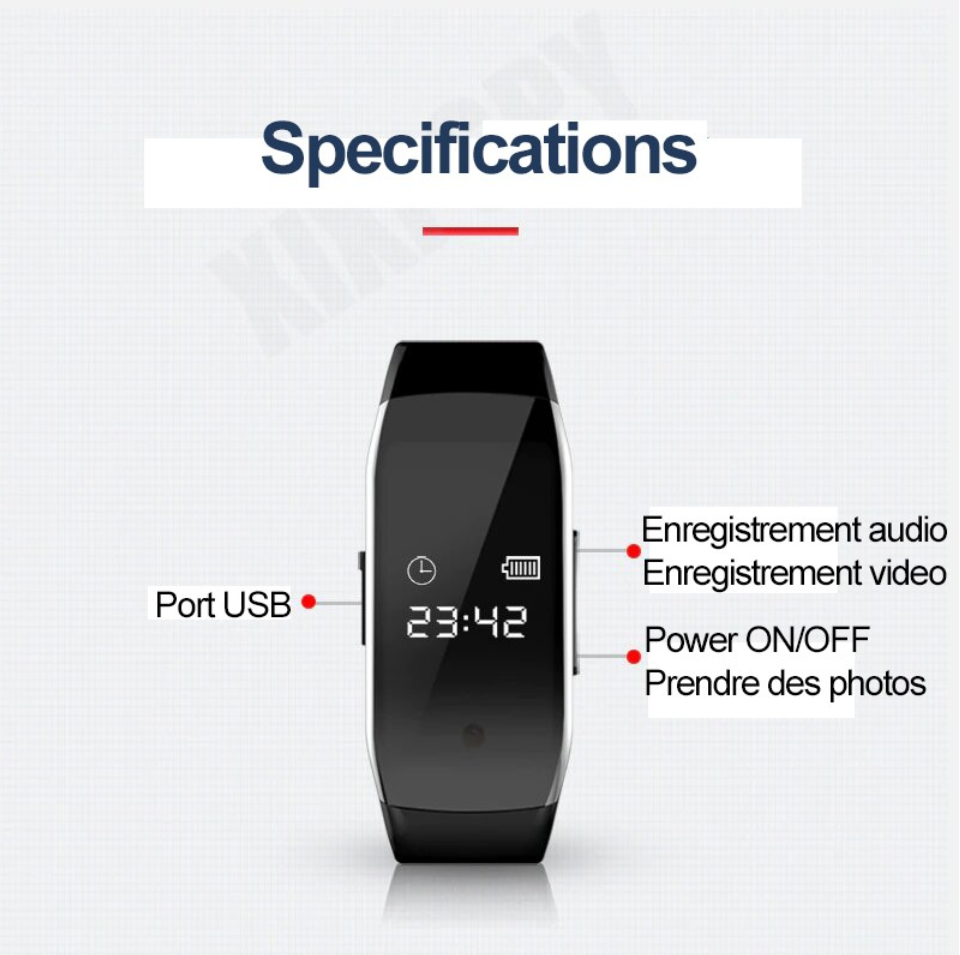 Montre caméra espion Invisio™