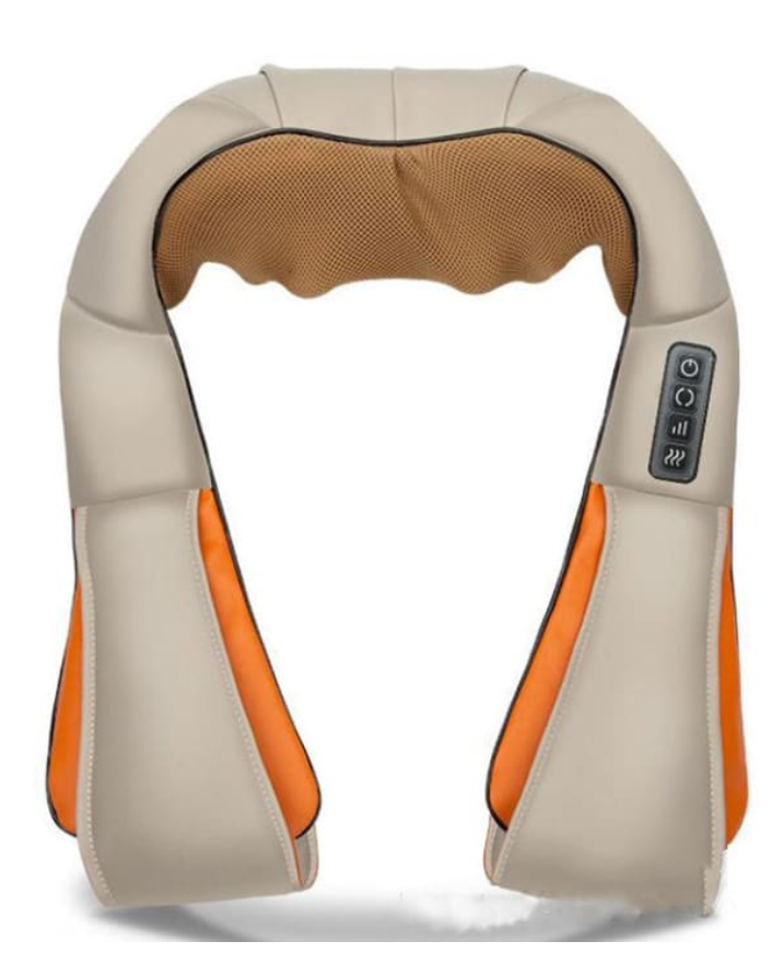 Masseur Shiatsu Chauffant Professionnel Corps Complet+ Adaptateur Voiture Offert 🎁