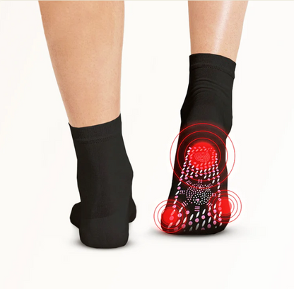 Chaussettes d'Acupression Auto-Chauffantes