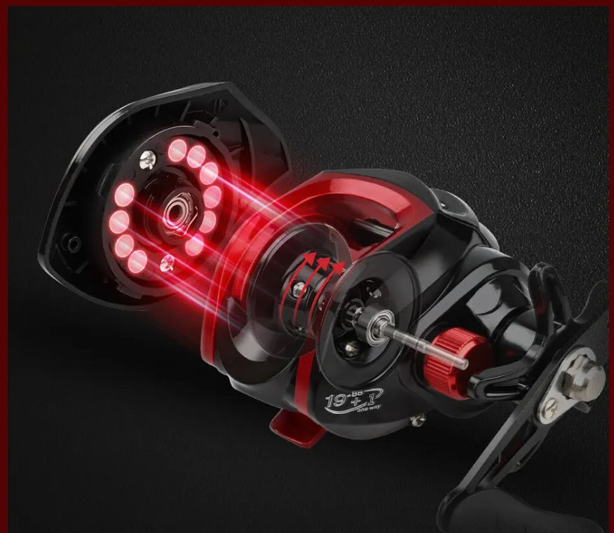 Moulinet Casting à pèche Professionnel TurboCast™