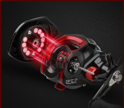 Moulinet Casting à pèche Professionnel TurboCast™