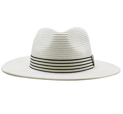 Chapeau Panama Unisexe Rayé – Luca
