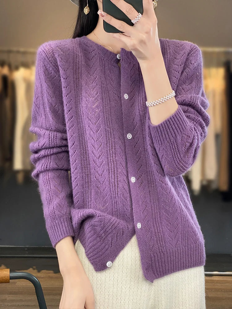 Cardigan en laine femme
