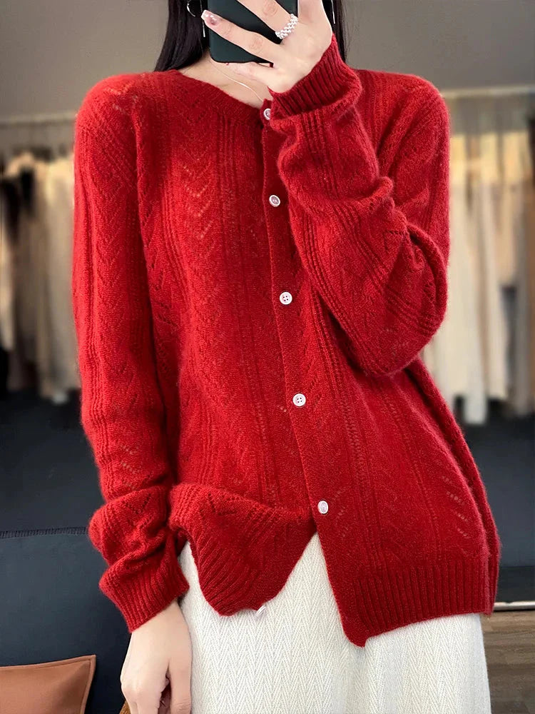Cardigan en laine femme