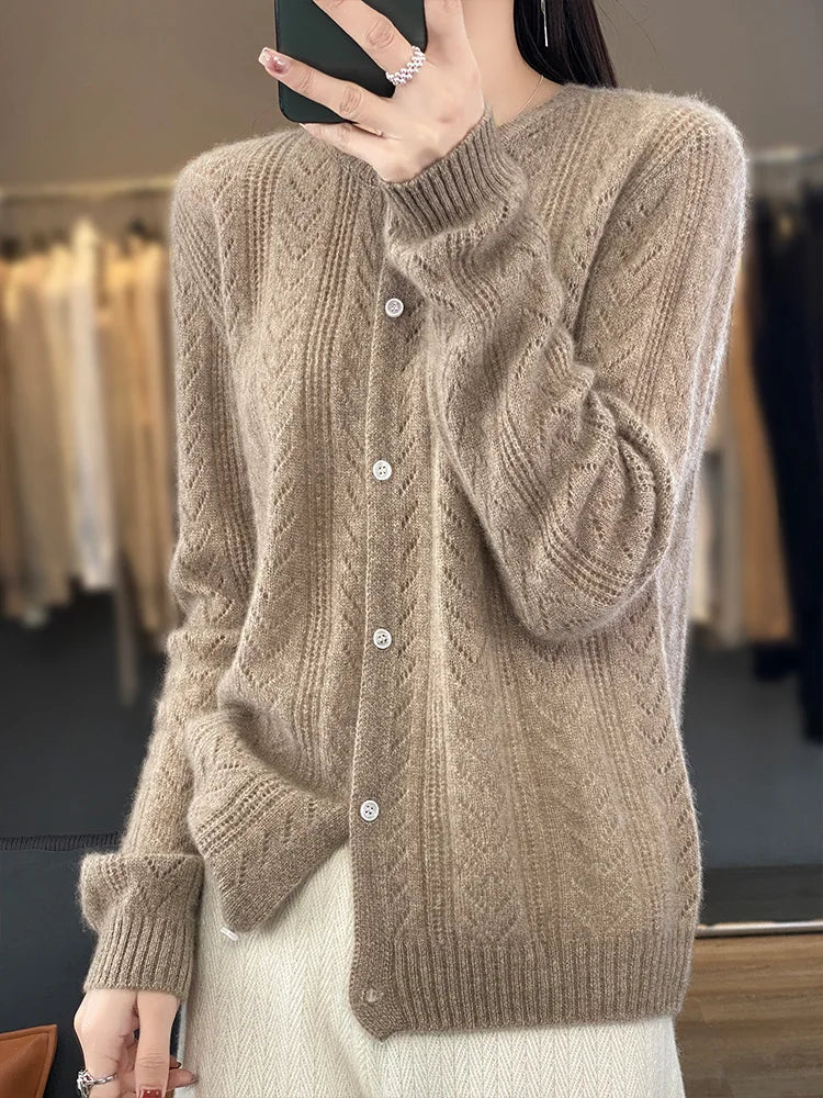 Cardigan en laine femme