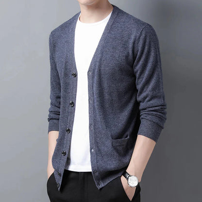 Cardigan en laine homme