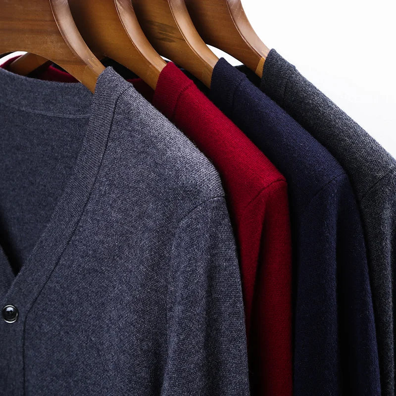 Cardigan en laine homme