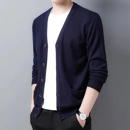 Cardigan en laine homme