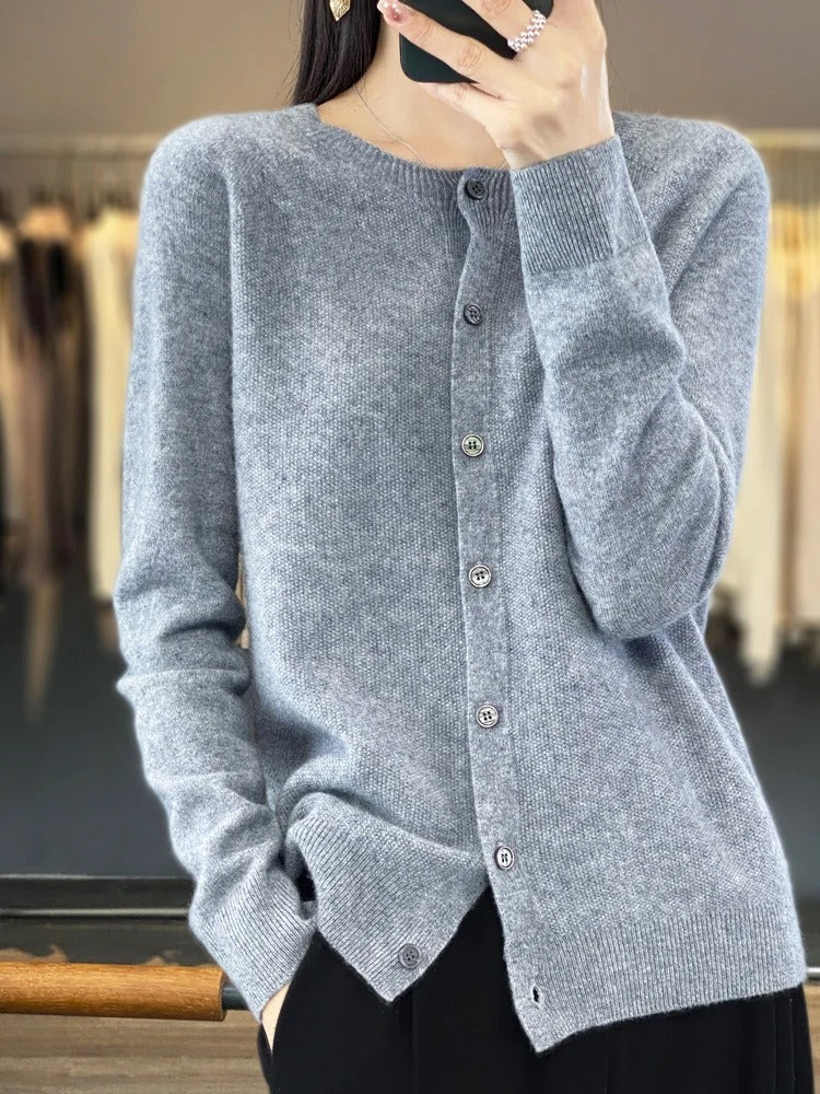 Cardigan femme en cachemire-Old Money