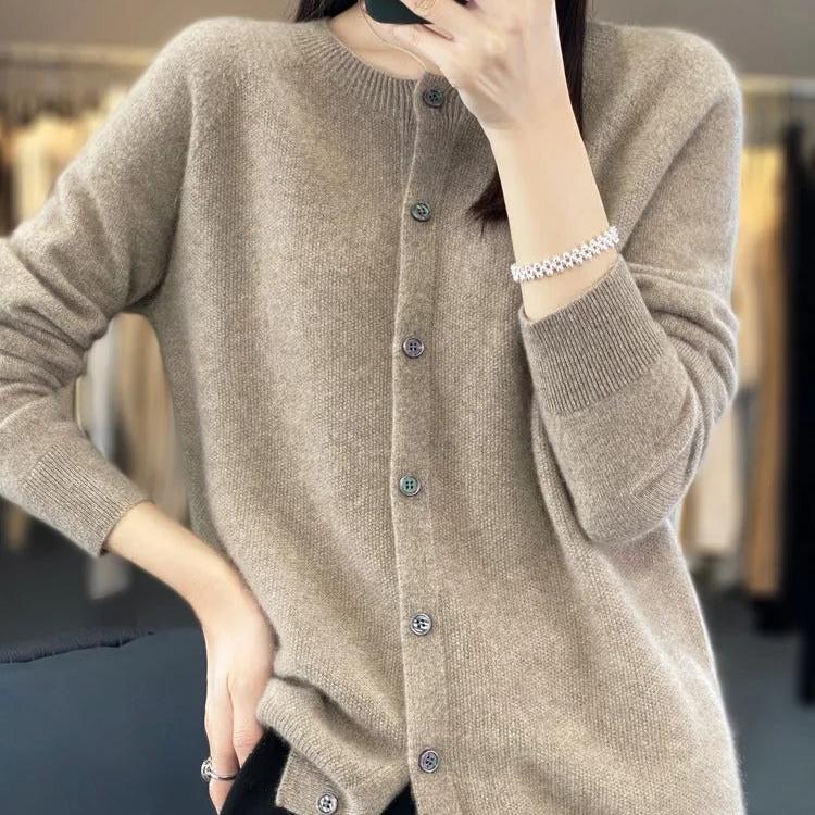 Cardigan femme en cachemire-Old Money