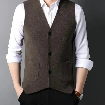Cardigan homme sans manche