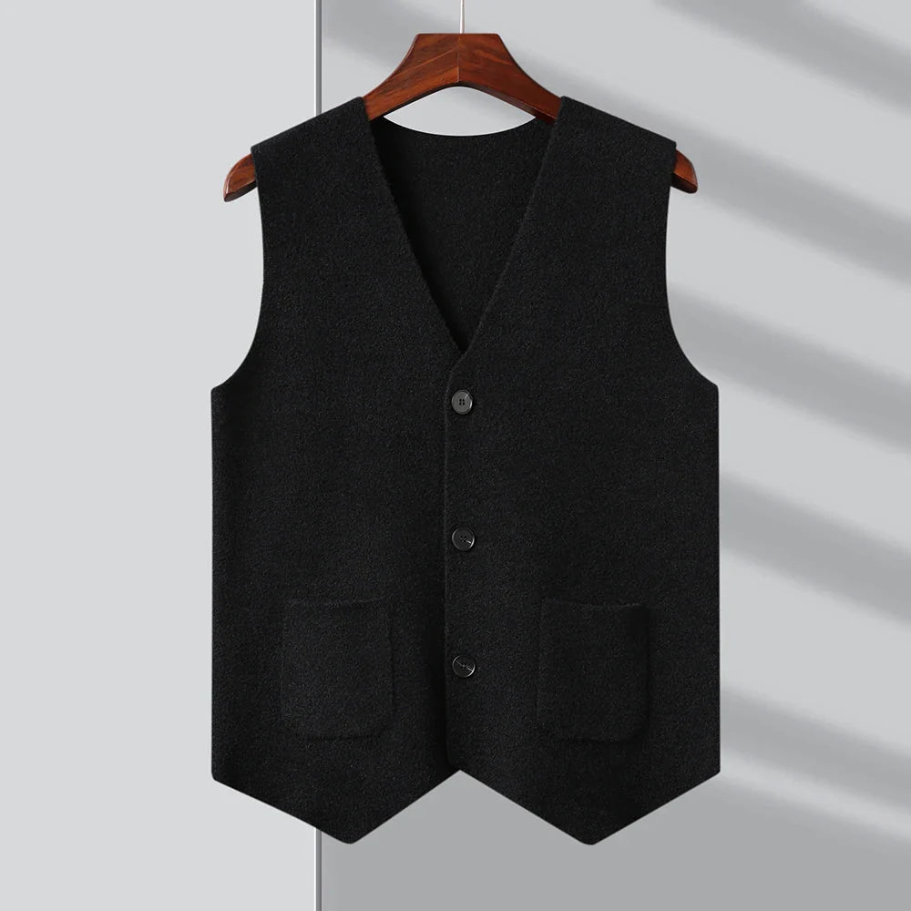 Cardigan homme sans manche