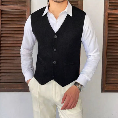 Cardigan homme sans manche