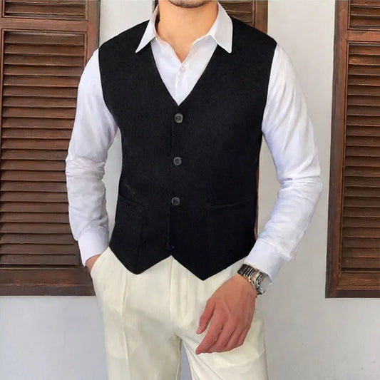 Cardigan homme sans manche