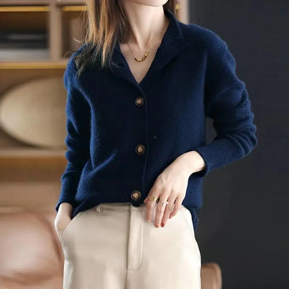 Cardigan luxe femme-Old Money