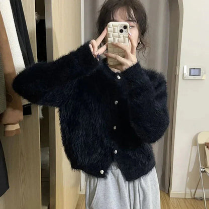 Cardigan mohair femme
