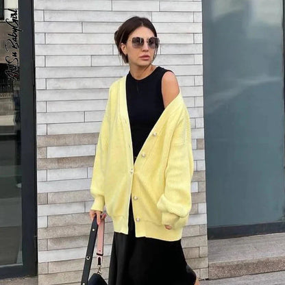 Cardigan tricot femme-Old Money