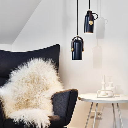 Suspension Industrielle Karronade - Lampe Design Marine en Métal et Fer pour Salon et Bureau