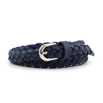 Ceinture cuir tressé