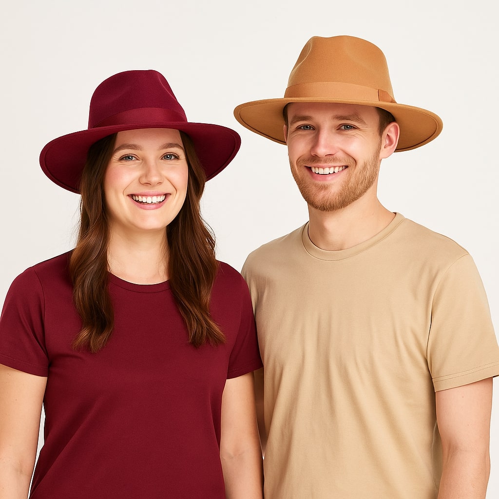 Chapeau Fedora Coloré Coton