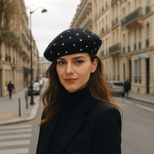 Béret Femme Scintillant Luxe
